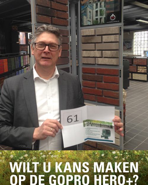 Winnaar beursactie van Kooy Baksteencentrum